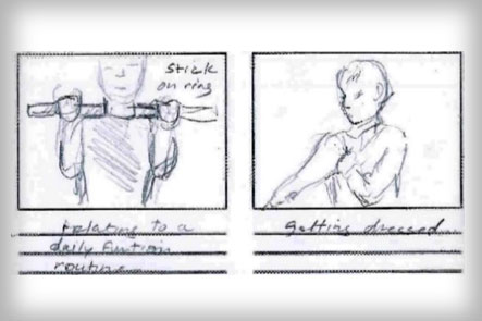 Storyboard detail for CFI's video presentations